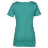 View Image 2 of 3 of Platinum Tri-Blend Scoop Neck T-Shirt - Ladies' - Embroidered