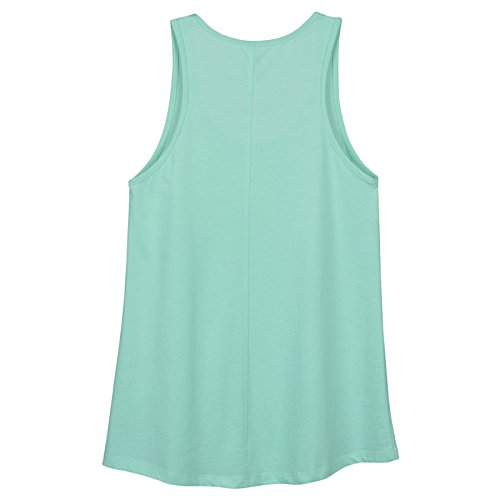 Additional Image 1 - a light blue tank top