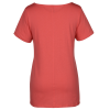 View Image 2 of 3 of Platinum CVC Scoop Neck T-Shirt - Ladies' - Embroidered