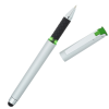 View Image 3 of 4 of Cali Soft Touch Stylus Gel Pen - Silver