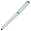 View Image 5 of 5 of Cali Soft Touch Stylus Gel Pen - Silver - 24 hr