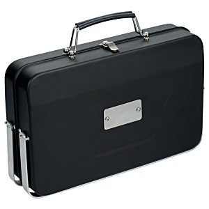 Additional Image 1 - a black briefcase with a handle