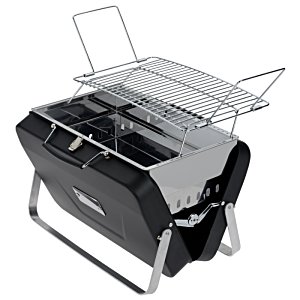 Additional Image 3 - a black and grey portable grill