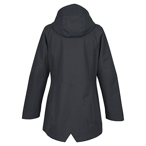 Additional Image 1 - a black coat with a hood