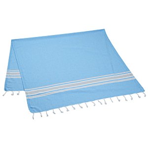 Additional Image 1 - a blue and white blanket
