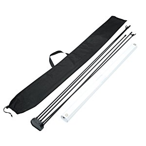 Additional Image 3 - a black and white case with a black strap