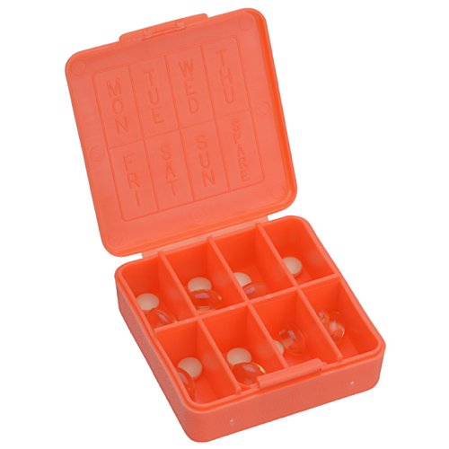 Additional Image 2 - an orange plastic container with holes in it