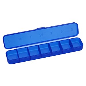 Additional Image 1 - a blue plastic container with small compartments