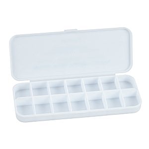 Additional Image 1 - a white plastic container with small square holes