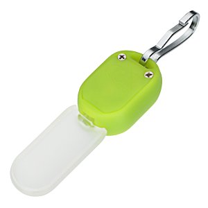 Additional Image 1 - a close up of a green and white object