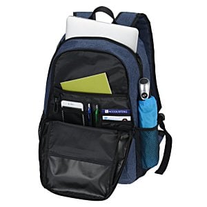 Additional Image 1 - a backpack with a pocket and a bottle of water