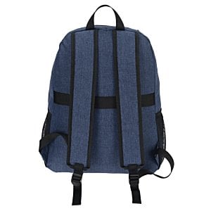 Additional Image 2 - a blue backpack with black straps