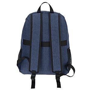 Additional Image 2 - a blue backpack with black straps