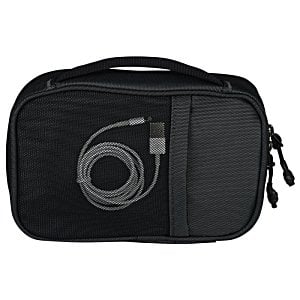 Additional Image 3 - a black bag with a headphone in the middle