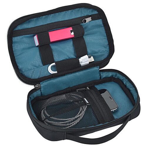 Additional Image 2 - a blue bag with a black strap