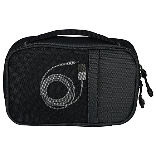 Additional Image 3 - a black bag with a headphone in the middle