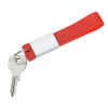 a red and white key