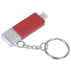 View Image 4 of 9 of Carry Along Duo Charging Cable Keychain - 24 hr