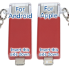 View Image 9 of 9 of Carry Along Duo Charging Cable Keychain - 24 hr