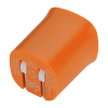 View Image 2 of 4 of Single Port Folding USB Wall Charger - 24 hr