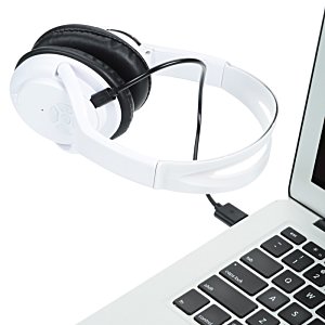 Additional Image 3 - a headphones on a laptop