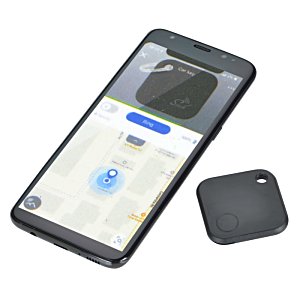 Additional Image 4 - a black cell phone with a square object on the screen