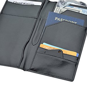 Additional Image 5 - a black wallet with a pocket