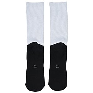 Additional Image 2 - a pair of white and black socks