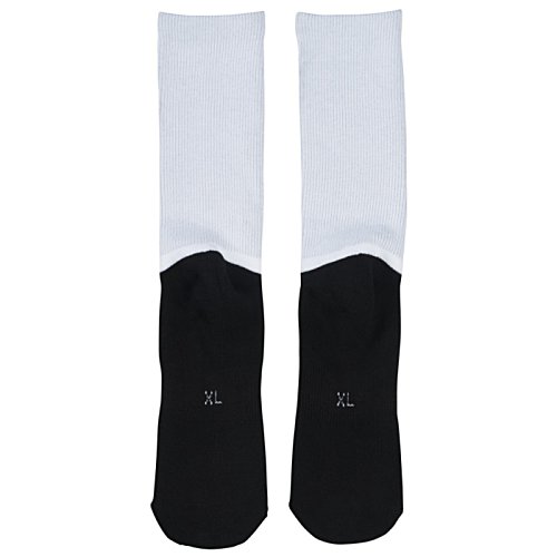 Additional Image 2 - a pair of white and black socks
