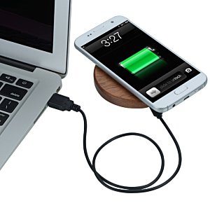 Additional Image 2 - a cell phone charging on a wireless charger