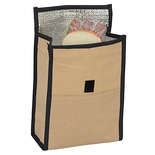 Additional Image 2 - a brown bag with a disc inside