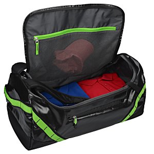 Additional Image 4 - a black bag with green trim