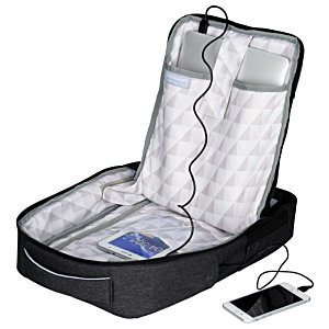 Additional Image 4 - a black suitcase with a white cover