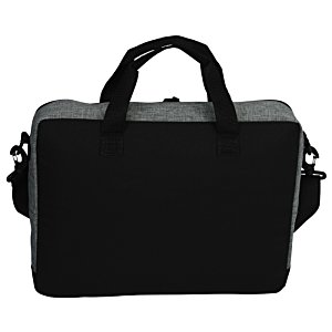 Additional Image 3 - a black briefcase with a strap