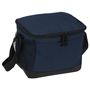 Additional Image 2 - a blue cooler bag with a strap