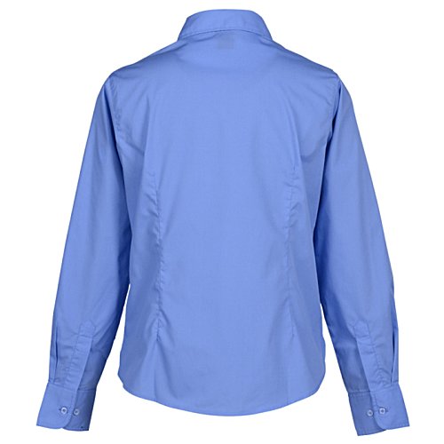 Additional Image 1 - a blue shirt with a long sleeve