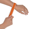 View Image 2 of 4 of Nylon Reflective Slap Bracelet - 24 hr