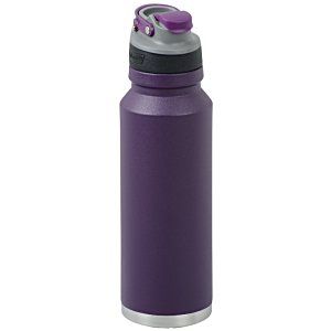 Additional Image 1 - a purple water bottle with a black cap