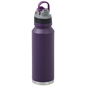 Additional Image 2 - a purple water bottle with a grey lid