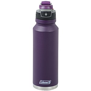 Additional Image 4 - a purple water bottle with a black cap