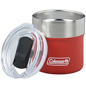 Additional Image 1 - a red and silver cup with a black cord