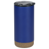 View Image 2 of 4 of Wellington Vacuum Tumbler with Cork Bottom - 16 oz. - Laser Engraved