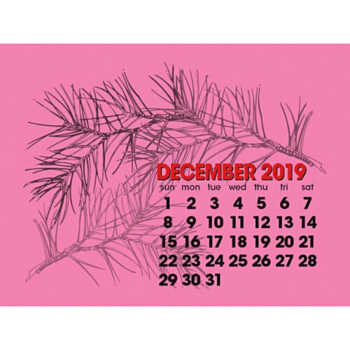Additional Image 1 - a calendar with a tree branch