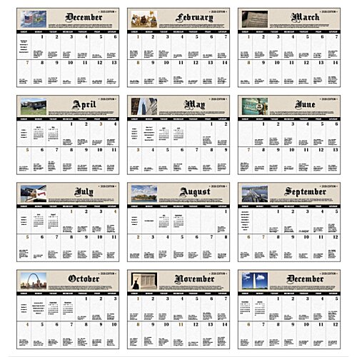 Additional Image 1 - a calendar page with a flag