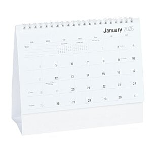 Additional Image 2 - a white calendar with a spiral bound