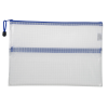View Image 3 of 4 of PolyWeave Dual Zipper Document Holder