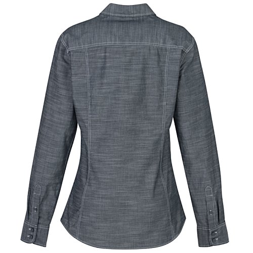 Additional Image 1 - a back of a grey shirt