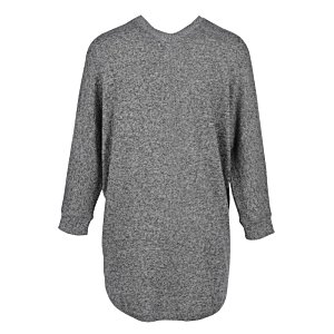 Additional Image 2 - a grey sweater with long sleeves