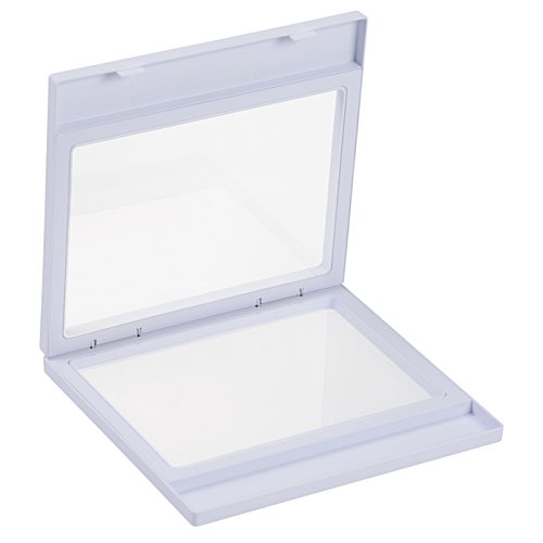 Additional Image 2 - a white plastic box with a clear lid