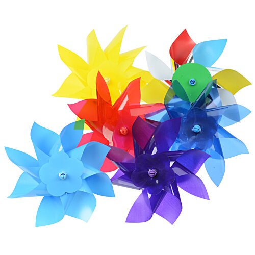 Additional Image 1 - a group of colorful pinwheels